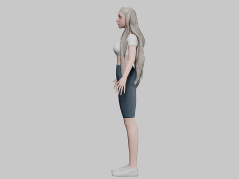 Pretty Standard Woman V27456 3D 모델