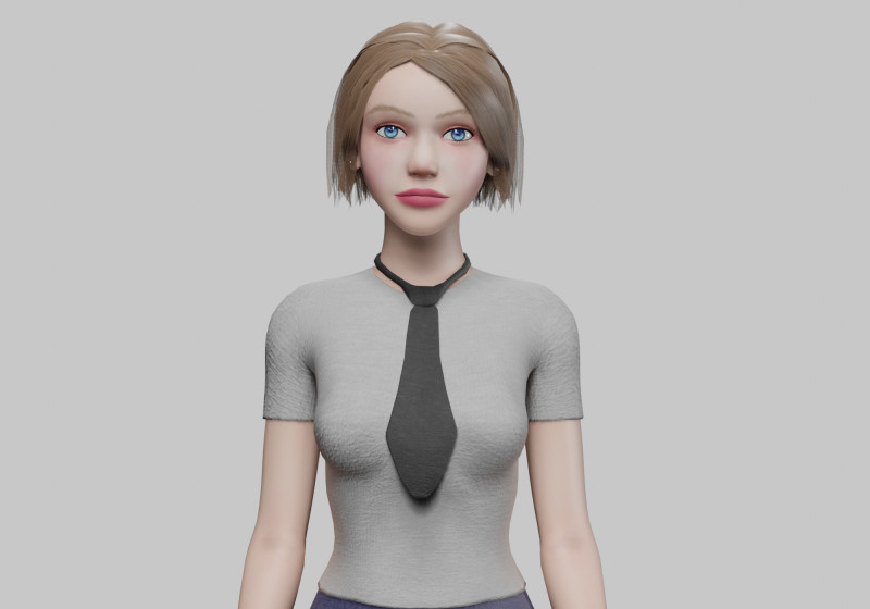 Standard Basic Woman V31436 3D 모델 .c4d .max .obj .3ds .fbx .stl .blend 