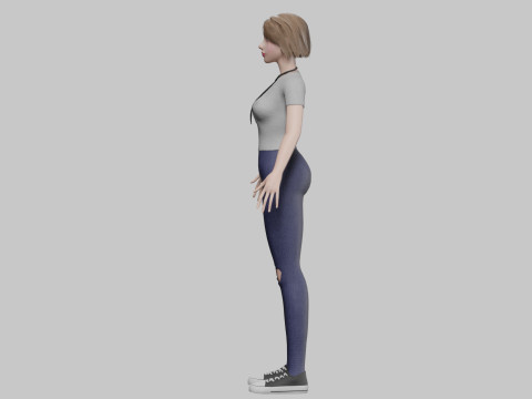 Standard Basic Woman V31436 3D 모델