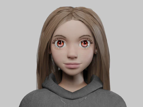 Basic Beautiful woman V36399 3D Model