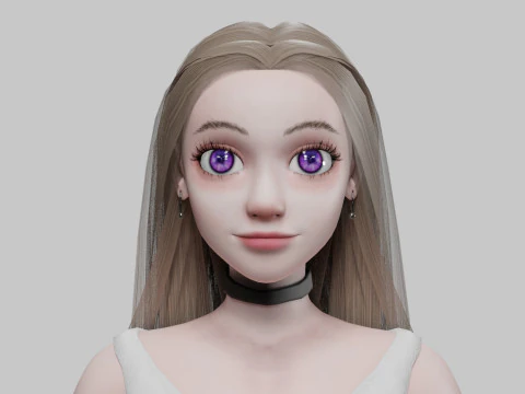 Basic classic woman V33993 3D Model