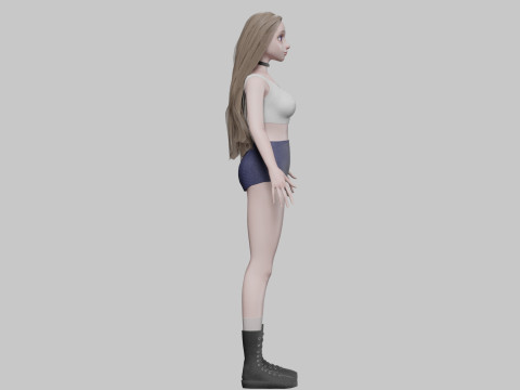 Basic classic woman V33993 Modelo 3D
