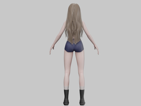 Basic classic woman V33993 Modelo 3D
