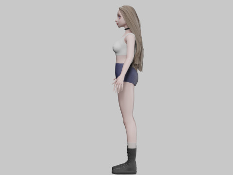 Basic classic woman V33993 Modelo 3D