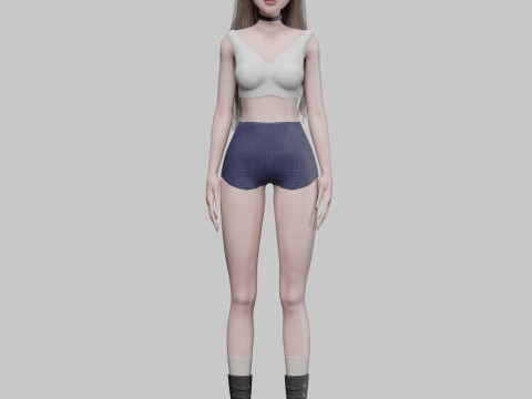 Basic classic woman V33993 Modelo 3D