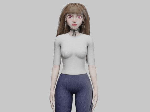 Basic Pretty Woman V32526 3D Модель