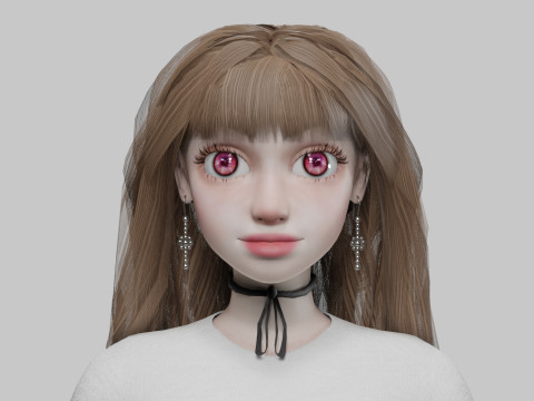Basic Pretty Woman V32526 Modèle 3D