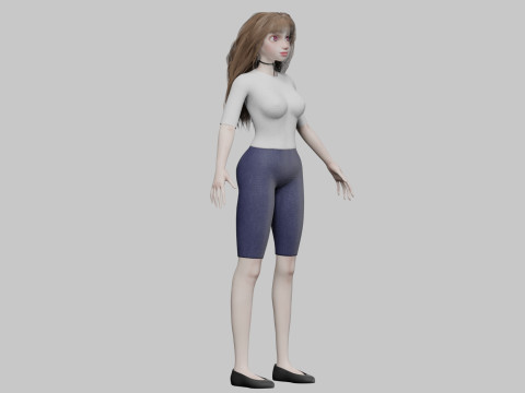 Basic Pretty Woman V32526 Modèle 3D