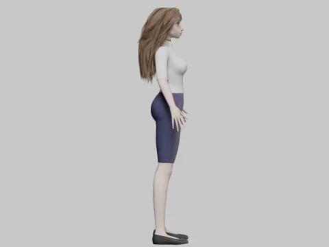 Basic Pretty Woman V32526 3D Model