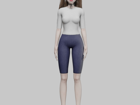 Basic Pretty Woman V32526 Modèle 3D