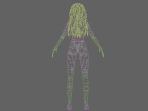 Basic Pretty Woman V32526 3D Model