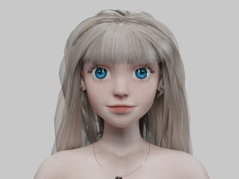 Basic Standard woman V33699 3D Model