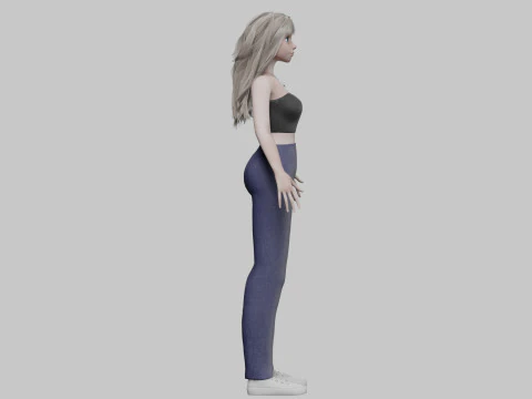 Basic Standard woman V33699 3D Model