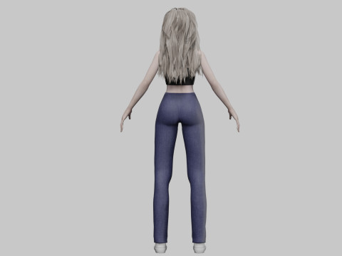 Basic Standard woman V33699 3D 모델