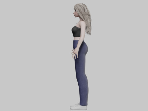Basic Standard woman V33699 3D 모델