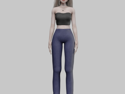 Basic Standard woman V33699 3D 모델