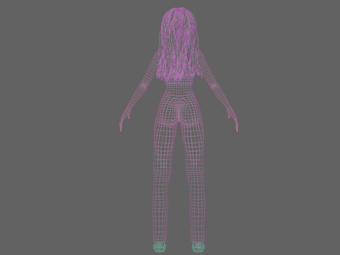 Basic Standard woman V33699 3D 모델