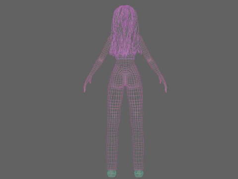 Basic Standard woman V33699 3D Model
