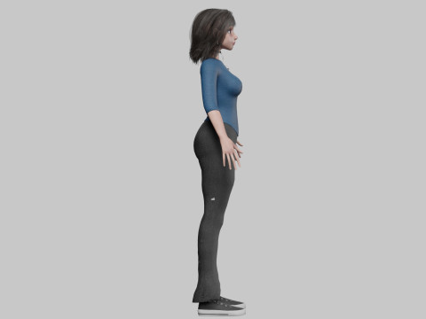 Beautiful Pretty Woman V36062 Modelo 3D