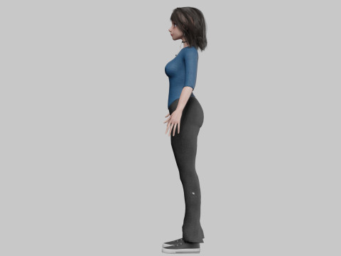 Beautiful Pretty Woman V36062 Modelo 3D