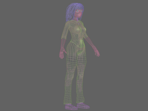 Beautiful Pretty Woman V36062 Modelo 3D