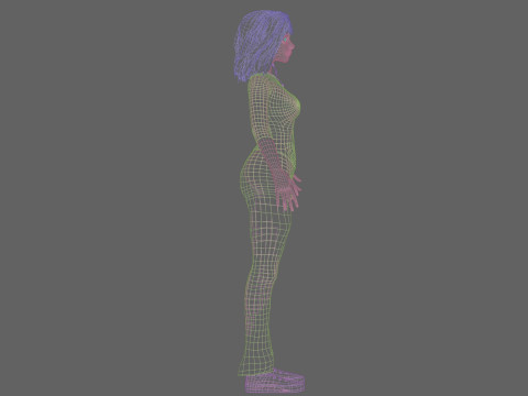 Beautiful Pretty Woman V36062 Modelo 3D