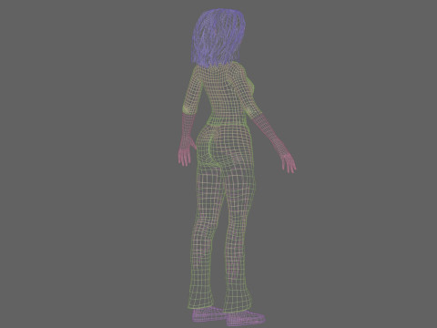 Beautiful Pretty Woman V36062 Modelo 3D