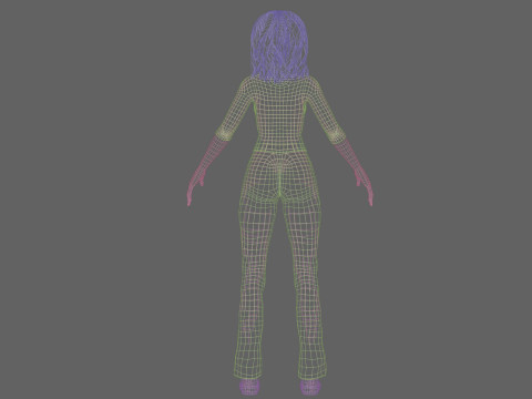 Beautiful Pretty Woman V36062 Modelo 3D