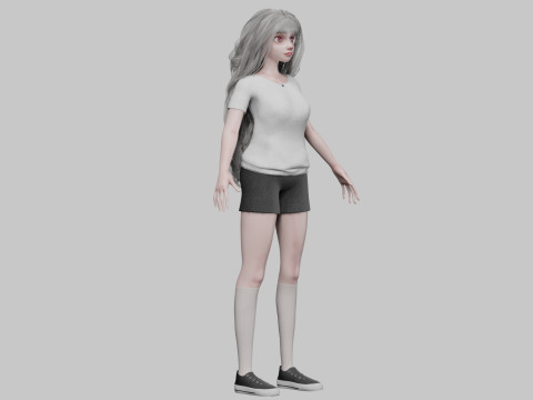 Classic Basic Woman V38913 3D Model