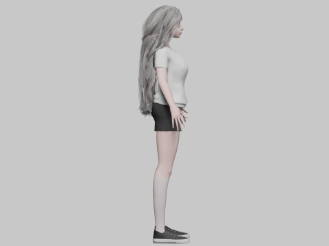 Classic Basic Woman V38913 3D Model