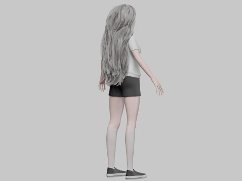 Classic Basic Woman V38913 3D Model