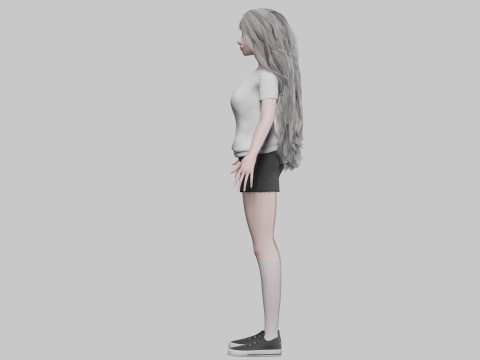 Classic Basic Woman V38913 3D Model