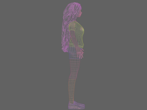 Classic Basic Woman V38913 3D Model