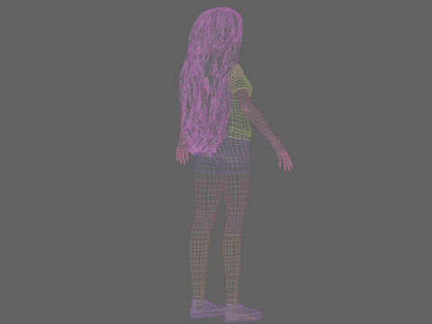 Classic Basic Woman V38913 3D Model