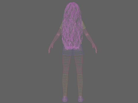 Classic Basic Woman V38913 3D Model