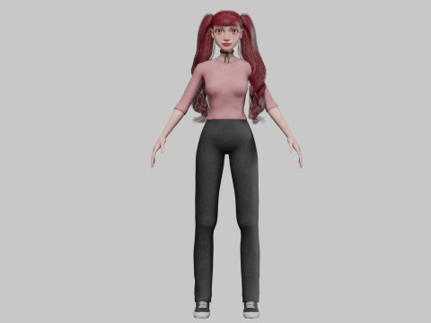 Classic Pretty Woman V36548 3D Model