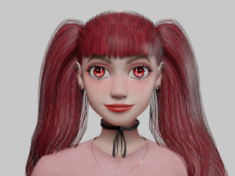 Classic Pretty Woman V36548 3D Model