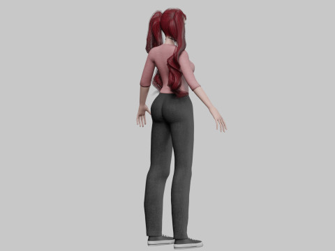 Classic Pretty Woman V36548 3D Model