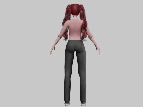Classic Pretty Woman V36548 3D Model
