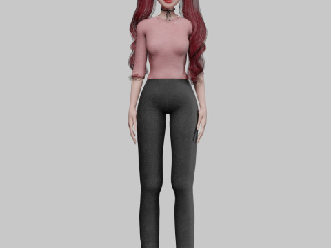 Classic Pretty Woman V36548 3D Model