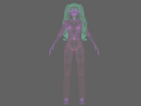 Classic Pretty Woman V36548 3D Model