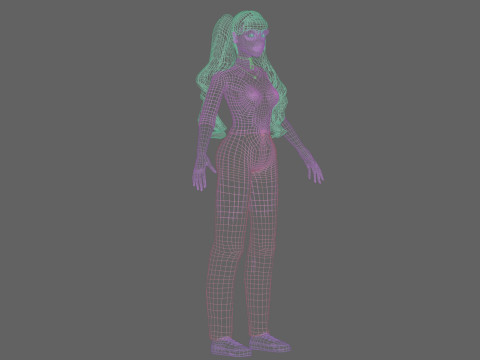 Classic Pretty Woman V36548 3D Model