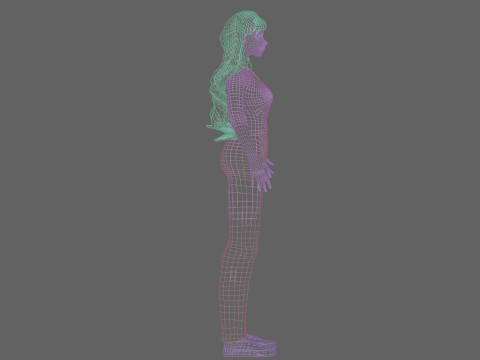 Classic Pretty Woman V36548 3D Model