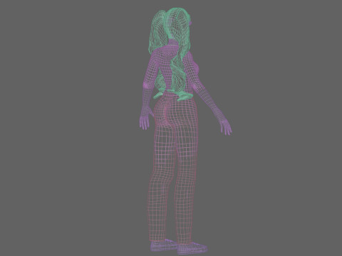 Classic Pretty Woman V36548 3D Model