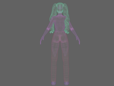 Classic Pretty Woman V36548 3D Model