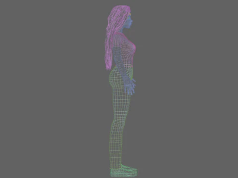 Cool Basic Woman V34228 3D Model