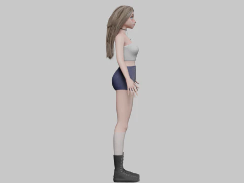 Cool Pretty Woman V34030 3D Model