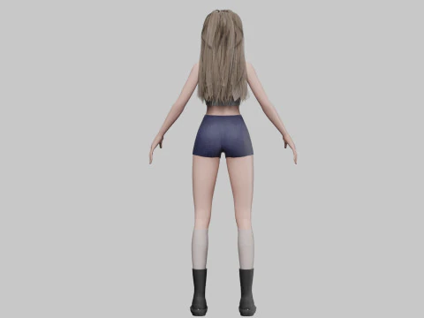 Cool Pretty Woman V34030 3D Model