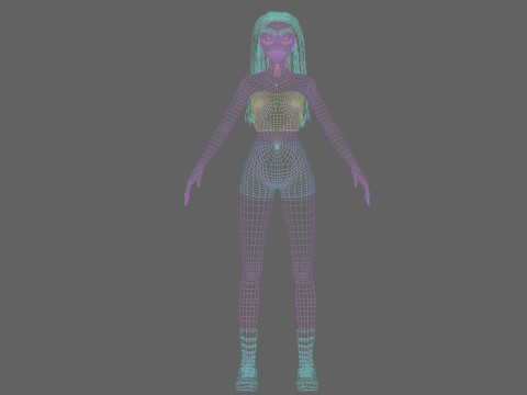 Cool Pretty Woman V34030 Modelo 3D