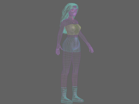 Cool Pretty Woman V34030 Modelo 3D